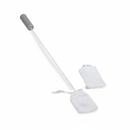 Homecraft Long Handled Toe Washer with 2 Pads showing full handle and angled head