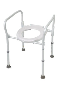 Homecraft Aluminium Folding Over Toilet Aid, without Bucket and Lid