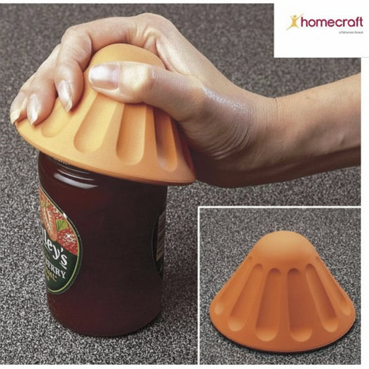 Homecraft Twister Jar Opener flexible rubber dome for weak grips and arthritis.