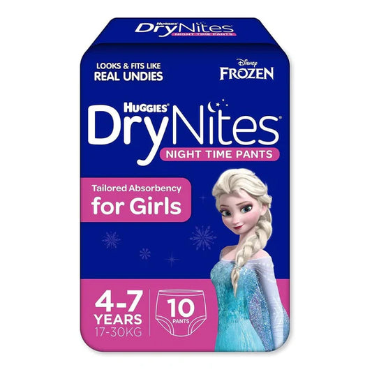 Huggies DryNites Girls Pyjama Pants  Carton of 3