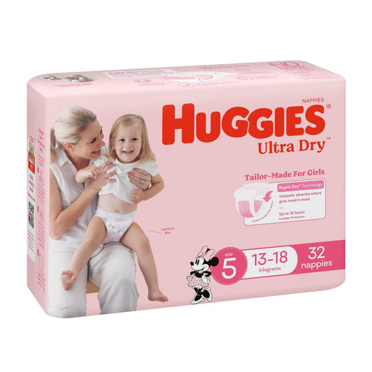 Huggies Ultra Dry Nappies for Girls