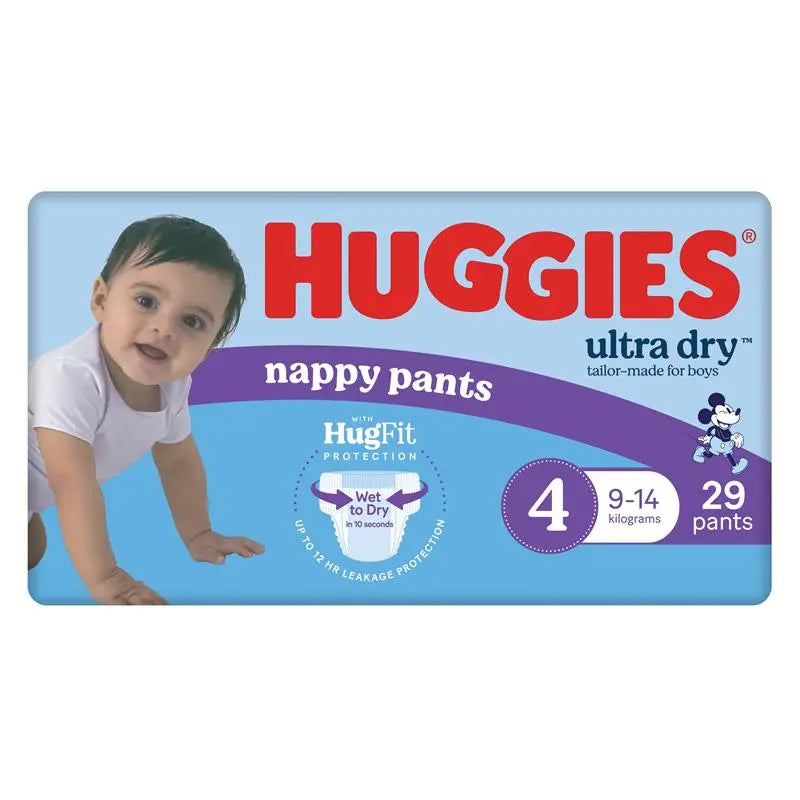 Huggies Ultra Dry Nappy Pants Boys