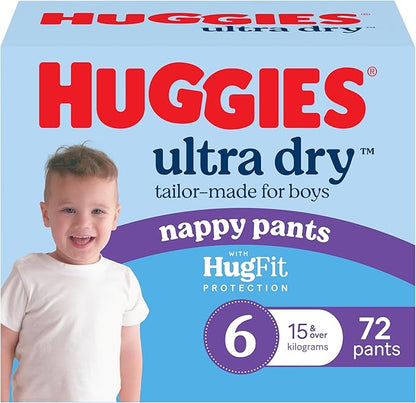 Huggies Ultra Dry Nappy Pants Boys