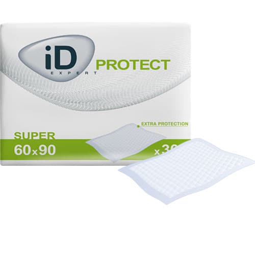 iD Expert Protect Super Bed Pad  60x90cm: Absorbency - 1980ml (30pkt)