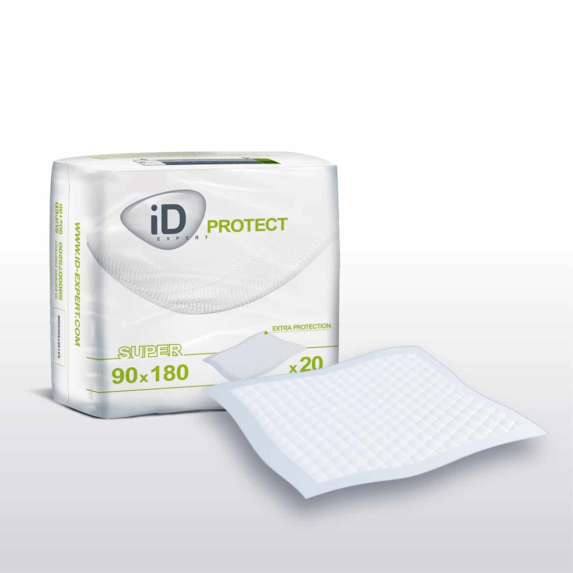 iD Expert Protect Super Bed Pad  90x180cm: Absorbency - 1650ml (20pkt)