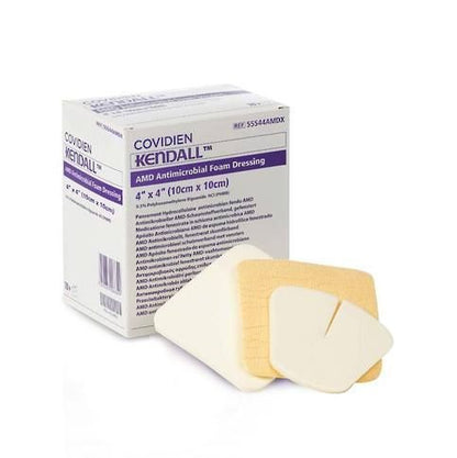 Covidien Kendall AMD Antimicrobial Foam Dressing (Box of 10)