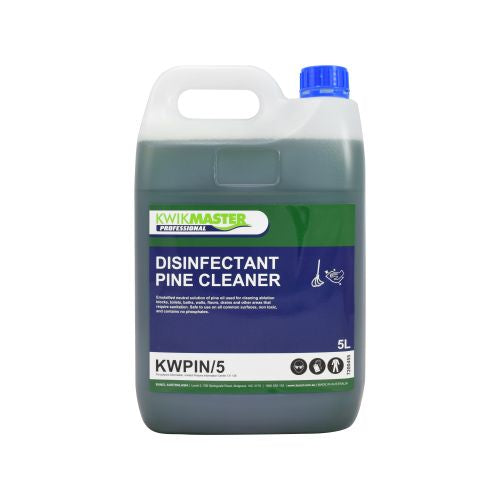 Kwikmaster Disinfectant Pine Cleaner 5L Each (Perth metro delivery and local pickup only. Contact store for details.)