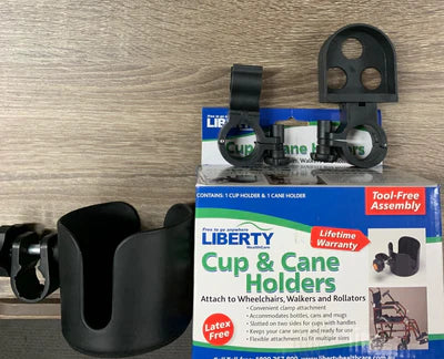Liberty Scooter Cup & Cane Holder