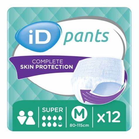 iD Classic Pants Super Size Medium - 80-120cm (12pkt)