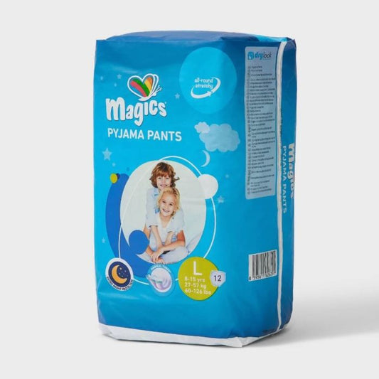 Magics Youth Pants (Nundies) Size Large 8-15 Years (27-57kg) 50-85cm 1000ml