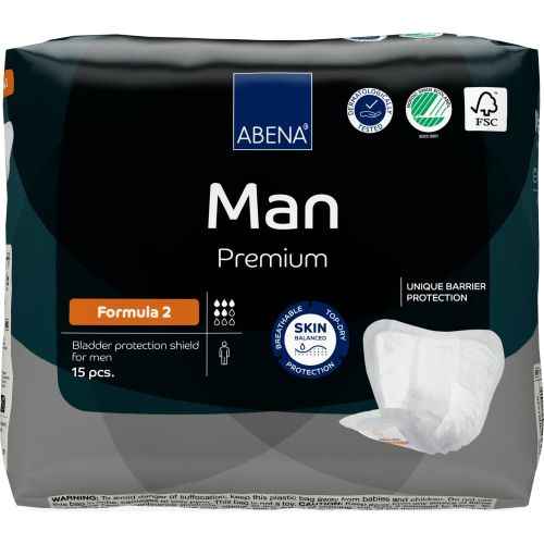 ABENA Man Formula 2 Men's Guards (15) - Trugrade Medical Supplies