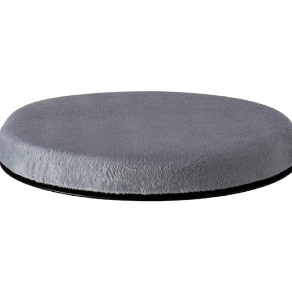 Max Mobility Swivel Cushion (PU Foam variant) swivel seat cushion with low‑friction swivel discs and non‑slip base.
