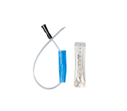 MDevices Hydrophilic Nelaton Catheter with Water Sachet, Male - Coude Tip