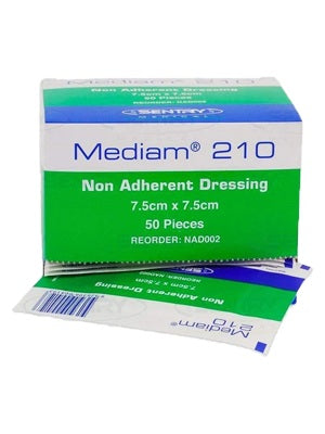 Mediam 210 Low-Adherent Dressing (Box of 50)