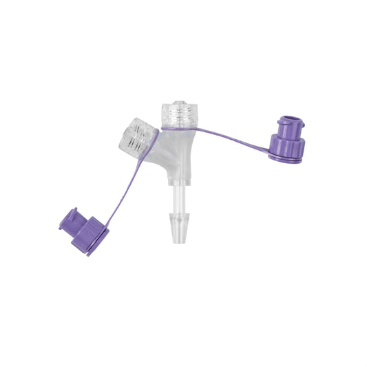 MIC PEG Replacement Feeding Y Adapter with Enfit Connectors