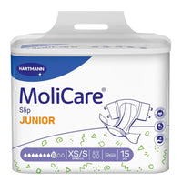 MoliCare Slip Junior 8 Drop X-Small/Small (Carton of 10 x 15pkts)