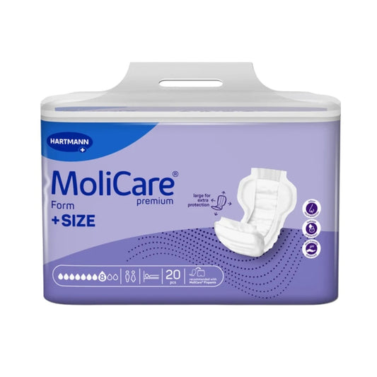 MoliCare Premium Form +SIZE 8 Drop (Carton of 3 x 20pk)