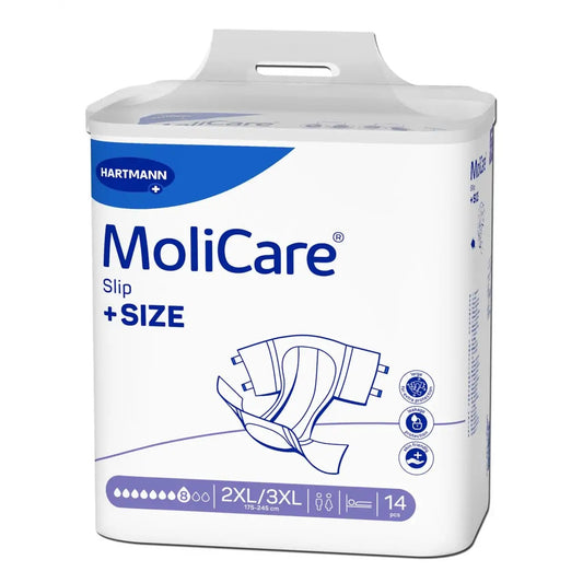 MoliCare Slip +SIZE 8 Drop 2XL/3XL (Carton of 4 x 14pk)