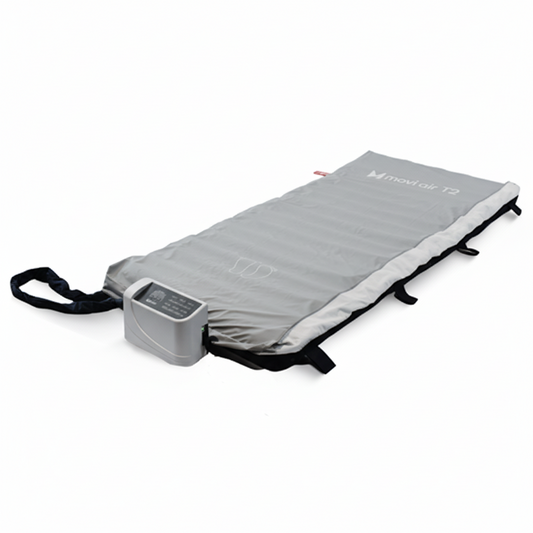 MoviAir T2 overlay control unit showing therapy mode settings