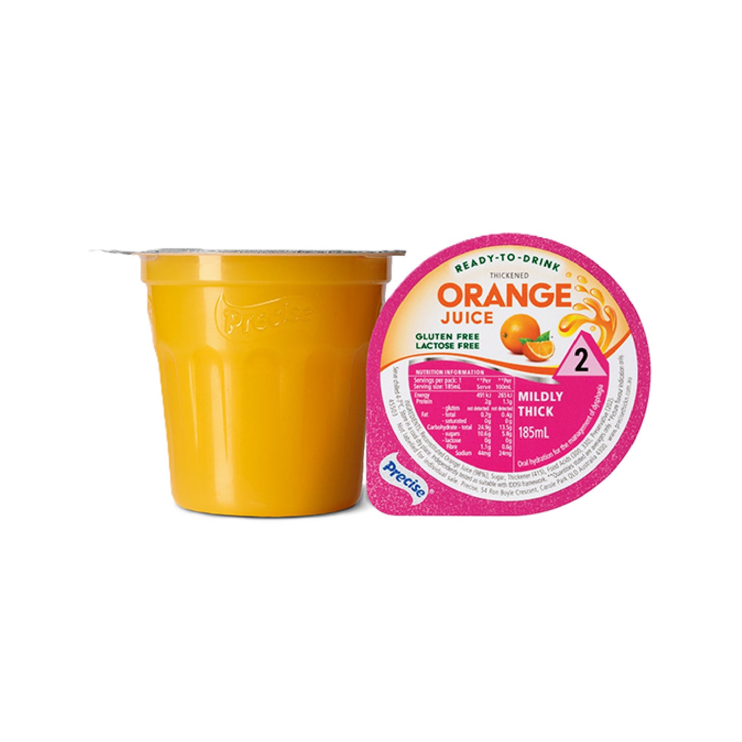 Precise Ready to Drink Juice Level 2 185mL (Tray of 12)