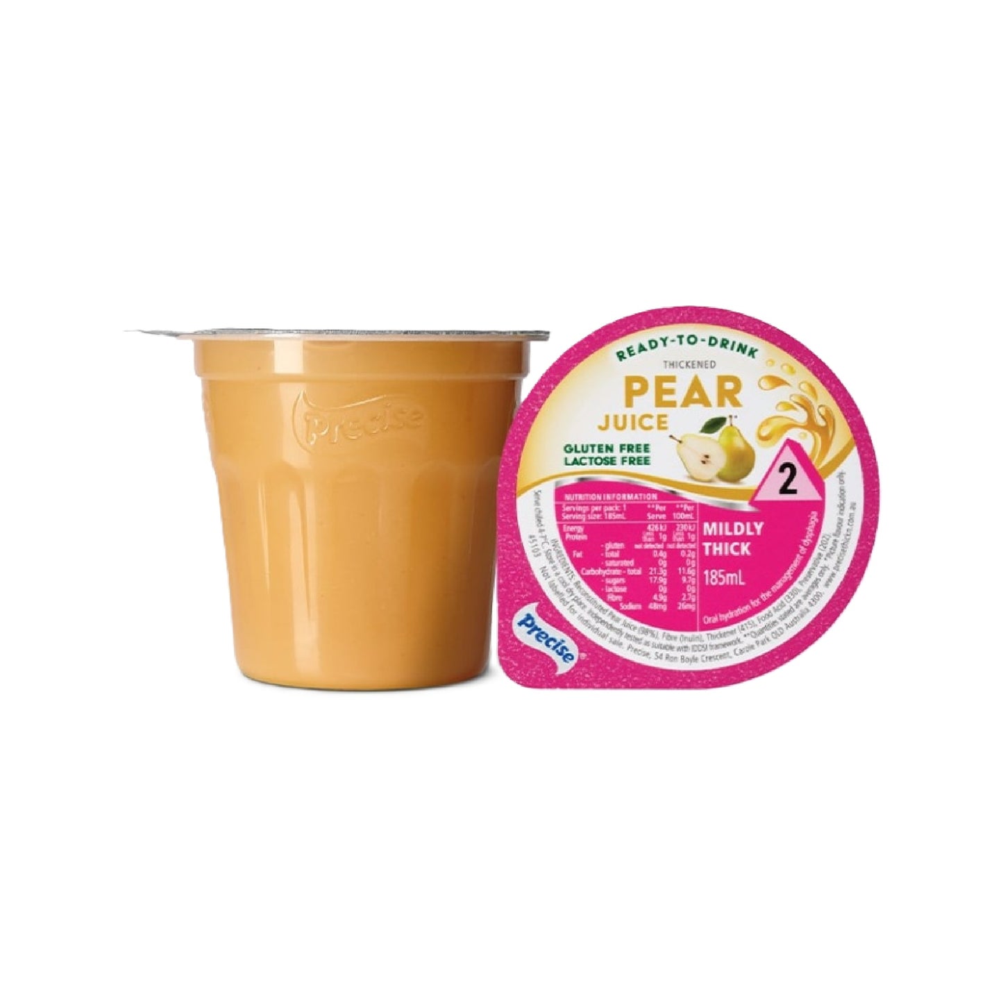 Precise Ready to Drink Juice Level 2 185mL (Tray of 12)