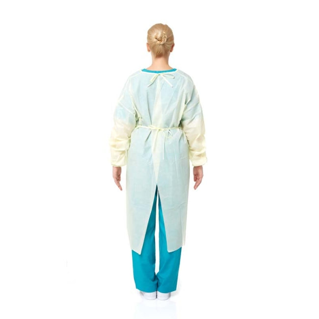 PrimeOn Isolation Gowns (Yellow)  Carton - 5 x Pack of 10