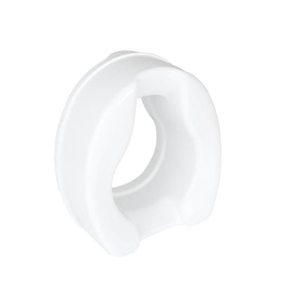 The Savanah Elevated Toilet Seat without a lid, available in 50mm, 100mm, and 150mm height options for bathroom safety.