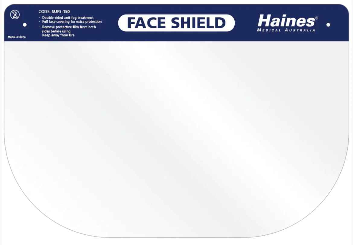 Single Use Face Shield