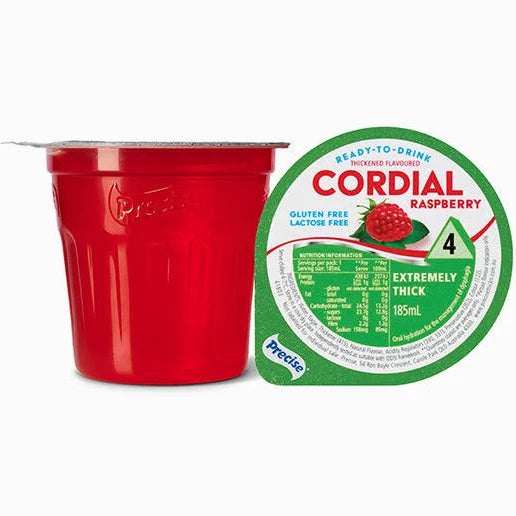 PRECISE Ready to Drink Cordial - Level 4 | 12 Pack  Raspberry (12)