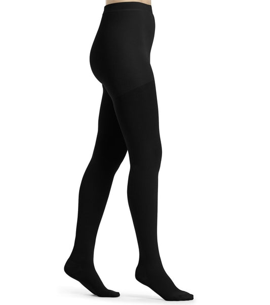 Sigvaris Cotton Class 1 Pantyhose Closed Toe - Black