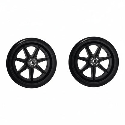 Stander swivel wheel replacement kit with included installation tools for Fold‑N‑Go and Space Saver walkers.

