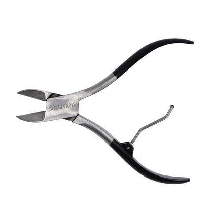 Close-up of cutting jaws on Sullivan’s chiropody pliers.