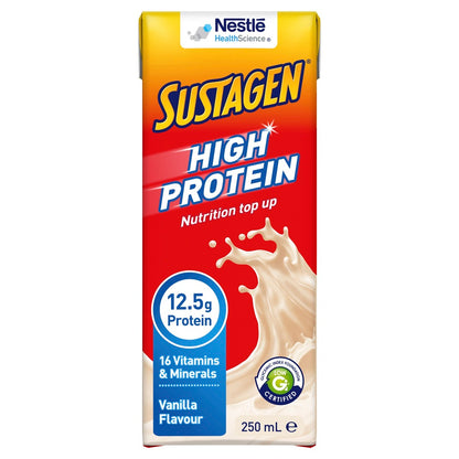 Sustagen High Protein nutrition top up packaging
