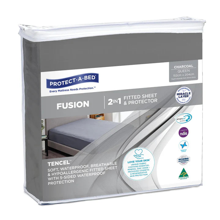 Protect-A-Bed® Fusion Waterproof Fitted Sheet  Cream