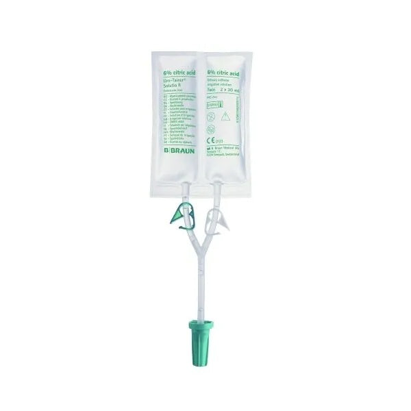 Uro-Tainer Solutio R 6% Citric Acid Twin 2x30mL (Box of 10)