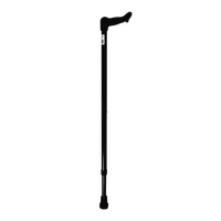 Walking Stick Anatomic Black Right Handed