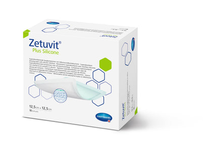 Hartmann Zetuvit Plus Silicone Sterile Dressing (Box of 10)