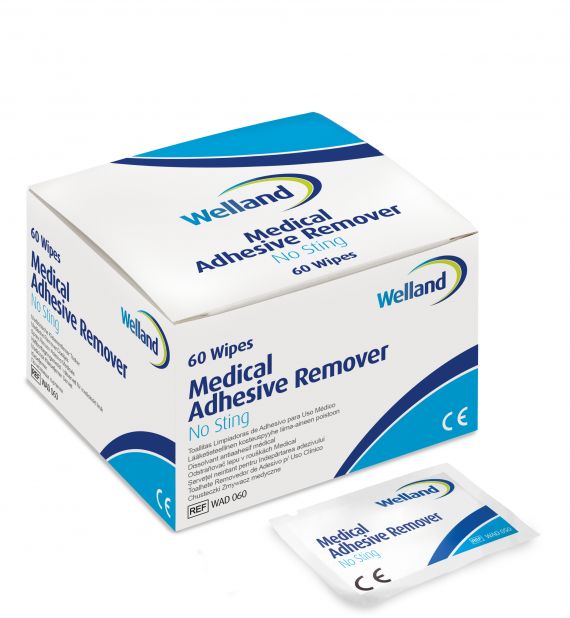 Welland Adhesive Remover Wipes Pkt 60