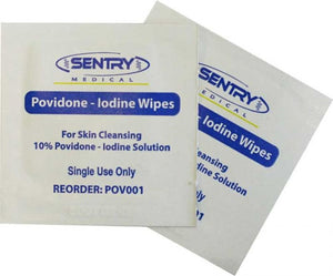 Povidine Iodine Wipes 3x3cm (200pkt)