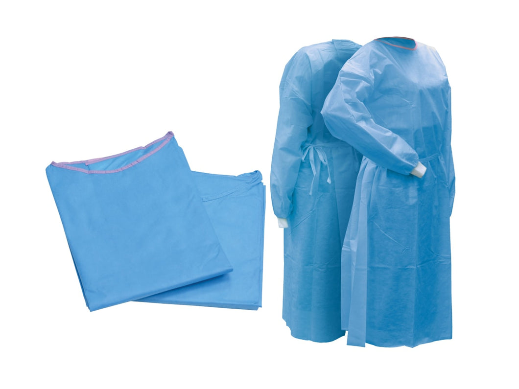 Medicom Isolation Gown Blue L3 (5x10)
