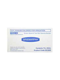 Briemar Sodium Chloride 0.9% (30ml Sachets - Box of 75)