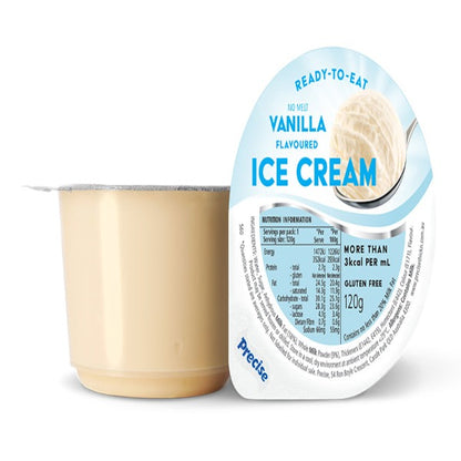 No Melt Ice Cream 24 x 185ml Flavour Vanilla