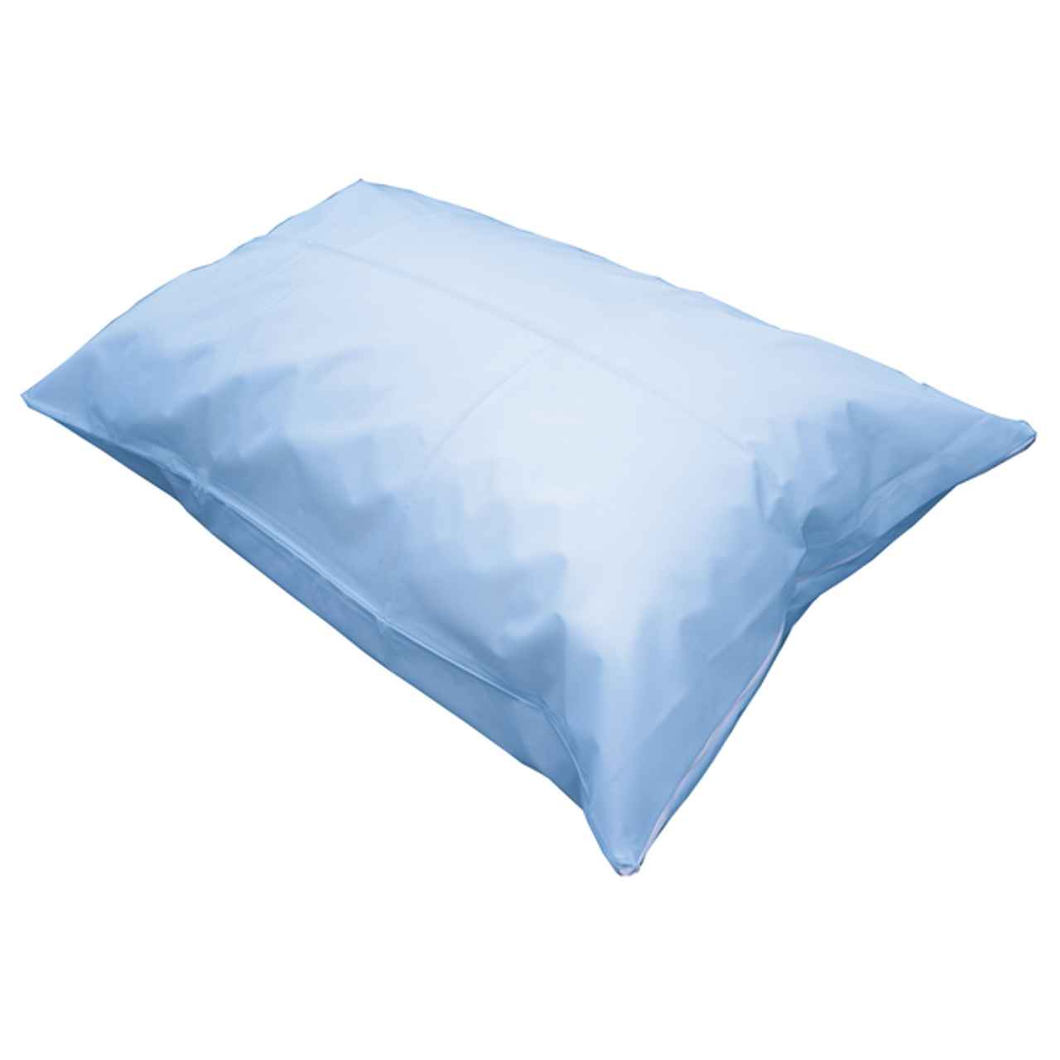 Pillow Case Heavy Duty Blue Zip