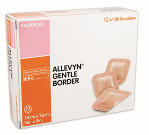 ALLEVYN Gentle Border 7.5x7.5cm - Box/10