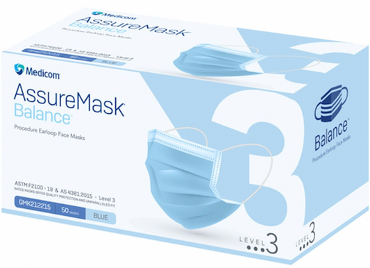 Assure Mask Balance Earloop Face Masks L2