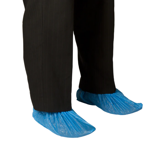 Shoe Covers PVC Blue