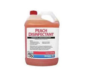Whiteley Peach Disinfectant Commercial Grade 5L - Each (Local pickup only. Contact store for details)