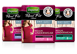 Depend Real Fit For Women